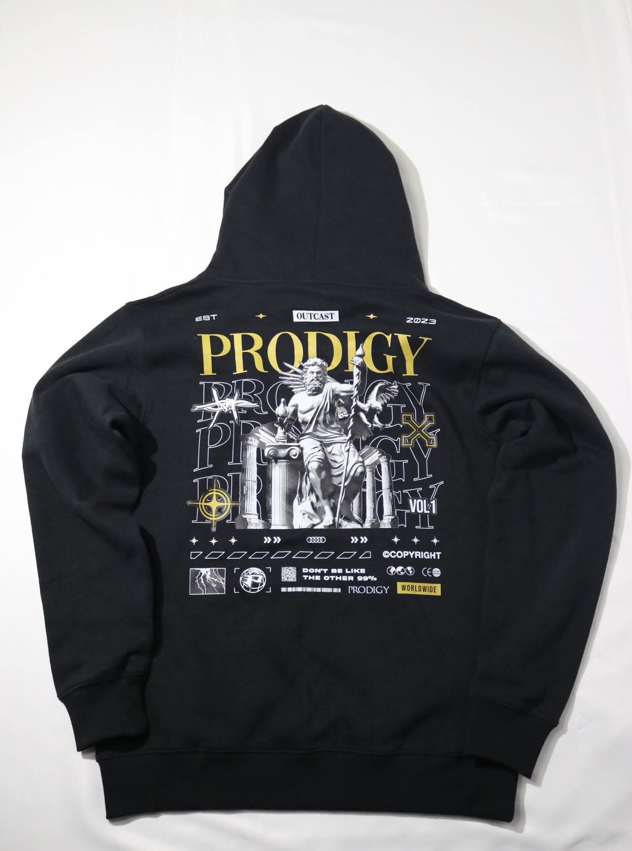 'Outcast' Black Prodigy Hoodie