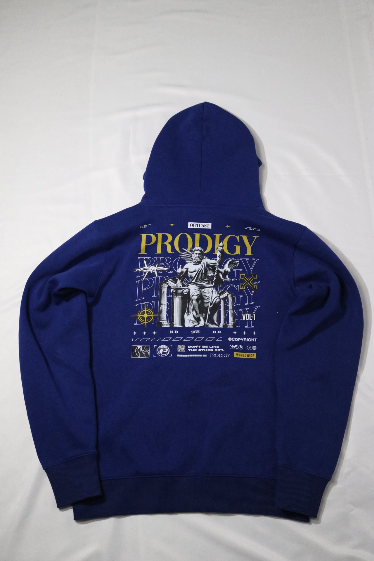 'Outcast' Blue Prodigy Hoodie