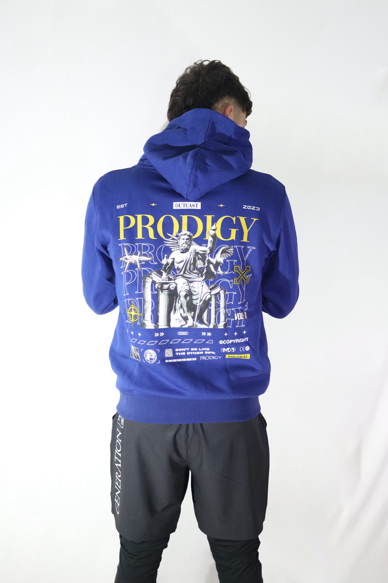 'Outcast' Blue Prodigy Hoodie